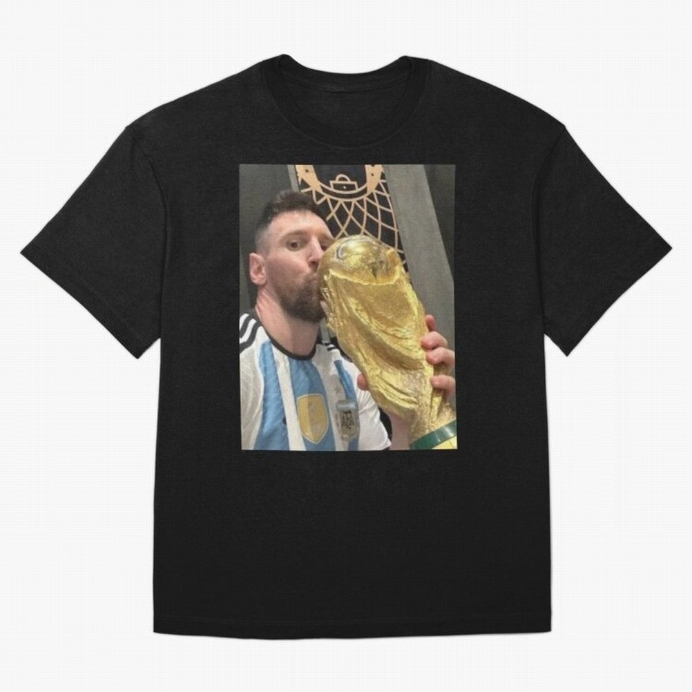 lionel Messi Oversized T-Shirt Show Up for the Glory of Global Football Passion for FIFA World Cup 2026, Highlighting CR7 and Messi, Netherlands, Vintage Soccer Flavor, Modern Football Stars, National Flags and Final Night Emotion; Built for