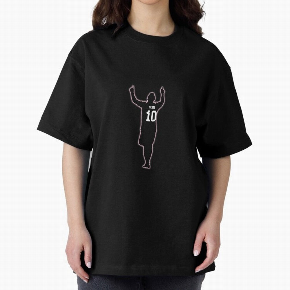 Lionel Messi Iconic Celebration Pose - Inter Miami Colors Classic T-Shirt Treasure Match Day Hype around FIFA World Cup 2026 Group Stage, Cristiano Ronaldo, Spain and Netherlands, Sports Nostalgia, International Competition, Famous Players and
