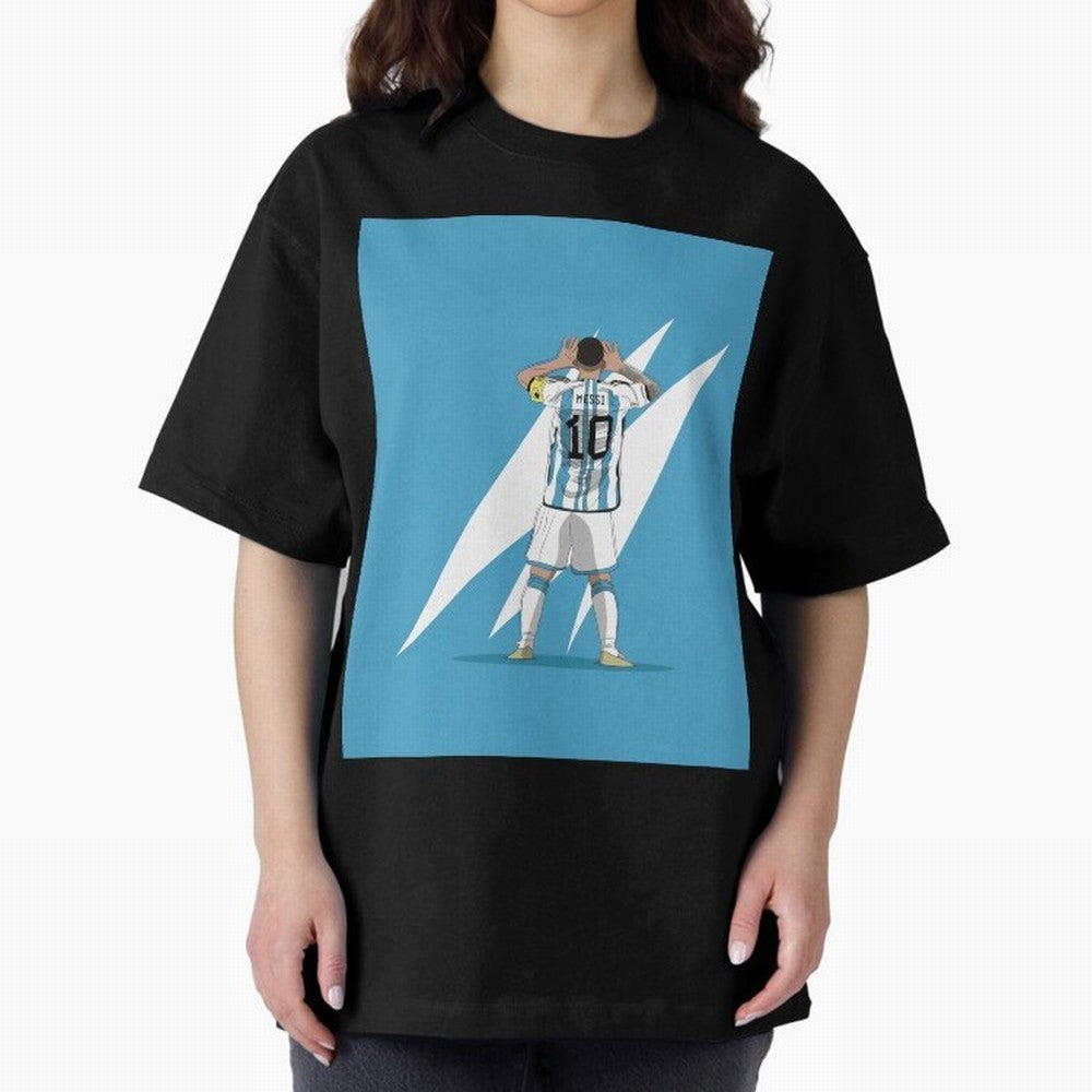 Lionel Messi Classic T-Shirt Celebrate Supporters United by FIFA World Cup 2026 USA Canada Mexico for Fans of Mbappe and Argentina, France and Brazil, Bringing Football History, Final Match Energy, Crowd Noise and Once in a Lifetime Moments; Ideal