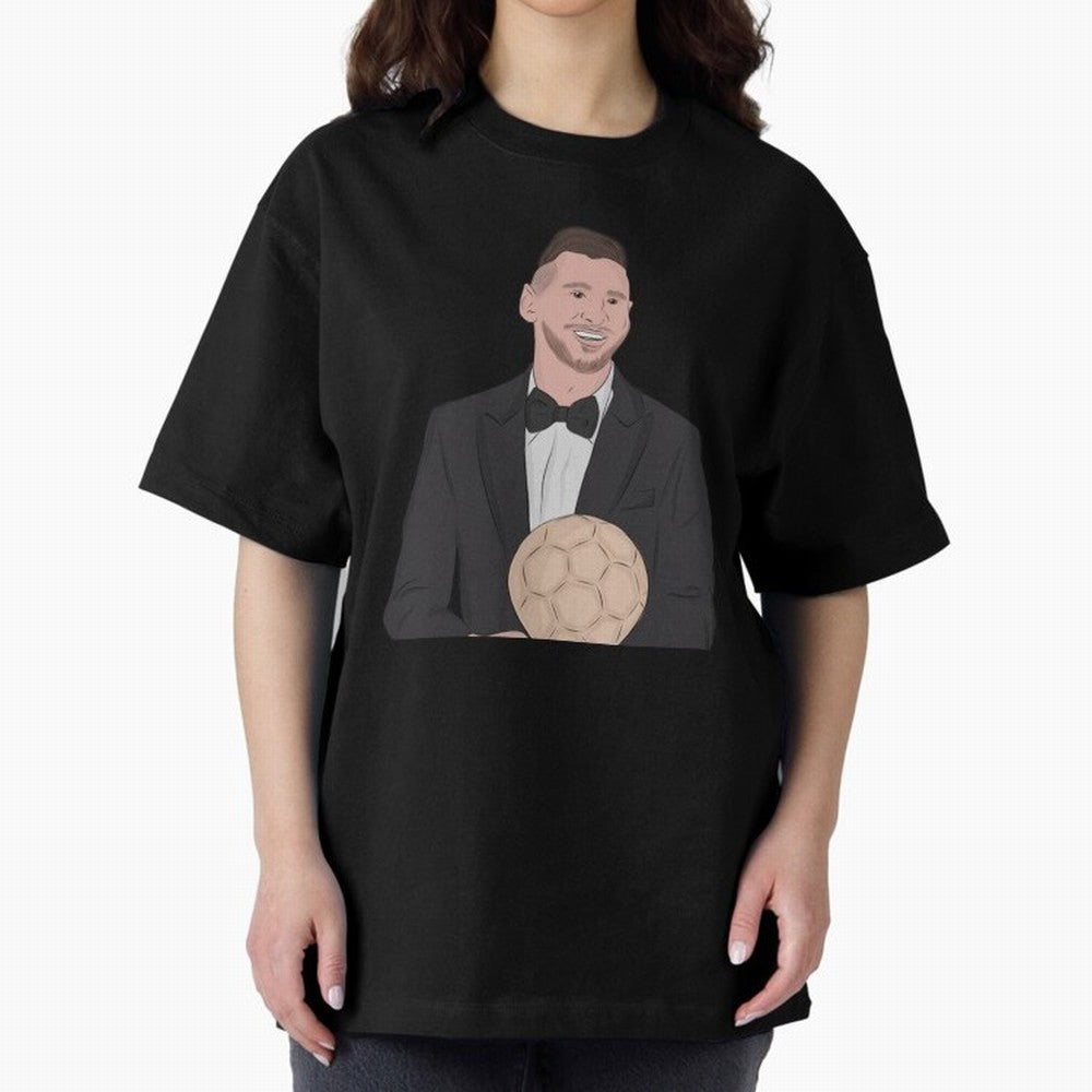 Lionel Messi 2023 Ballon d'Or Classic T-Shirt Capture Stadium Memories from FIFA World Cup 2026 USA Canada Mexico Spirit, Capturing Germany, Messi and Cristiano Ronaldo, Soccer Culture, Superstar Moments, National Team Dreams and Competitive Fire;