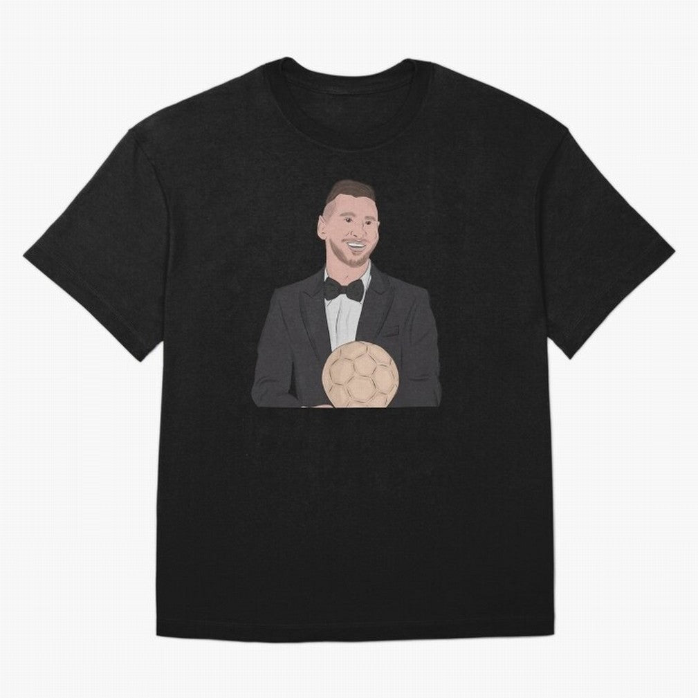Lionel Messi 2023 Ballon d'Or Classic T-Shirt Capture Stadium Memories from FIFA World Cup 2026 USA Canada Mexico Spirit, Capturing Germany, Messi and Cristiano Ronaldo, Soccer Culture, Superstar Moments, National Team Dreams and Competitive Fire;