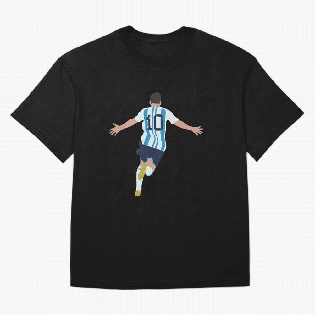 Lionel Messi minimalist illustration Classic T-Shirt Feel the Roar of Global Football Passion for FIFA World Cup 2026, Celebrating Neymar, Haaland and Cristiano Ronaldo, Germany, Global Supporter Spirit, Legendary Goals, National Colors and