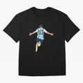 Lionel Messi minimalist illustration Classic T-Shirt Feel the Roar of Global Football Passion for FIFA World Cup 2026, Celebrating Neymar, Haaland and Cristiano Ronaldo, Germany, Global Supporter Spirit, Legendary Goals, National Colors and