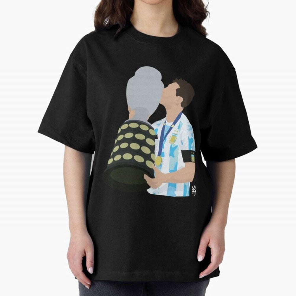 Lionel Messi Champion of America Classic T-Shirt Represent the Passion of the FIFA World Cup 2026 Group Stage Journey through Haaland Highlights, Spain Pride, Stadium Memories, Football Loyalty, International Chants and Championship Tradition; Made