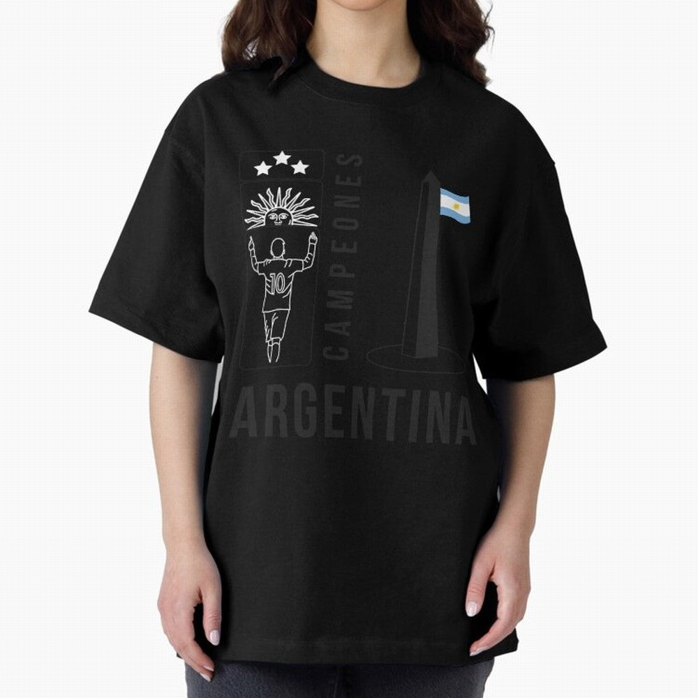 Argentina Campeon Classic T-Shirt Live the Energy of FIFA World Cup 2026 for Fans of Neymar and Brazil, Bringing Football Festival Excitement, Trophy Ambitions, Country Rivalries and Star Player Buzz; Great for Watch Parties, Sports Bars, Family