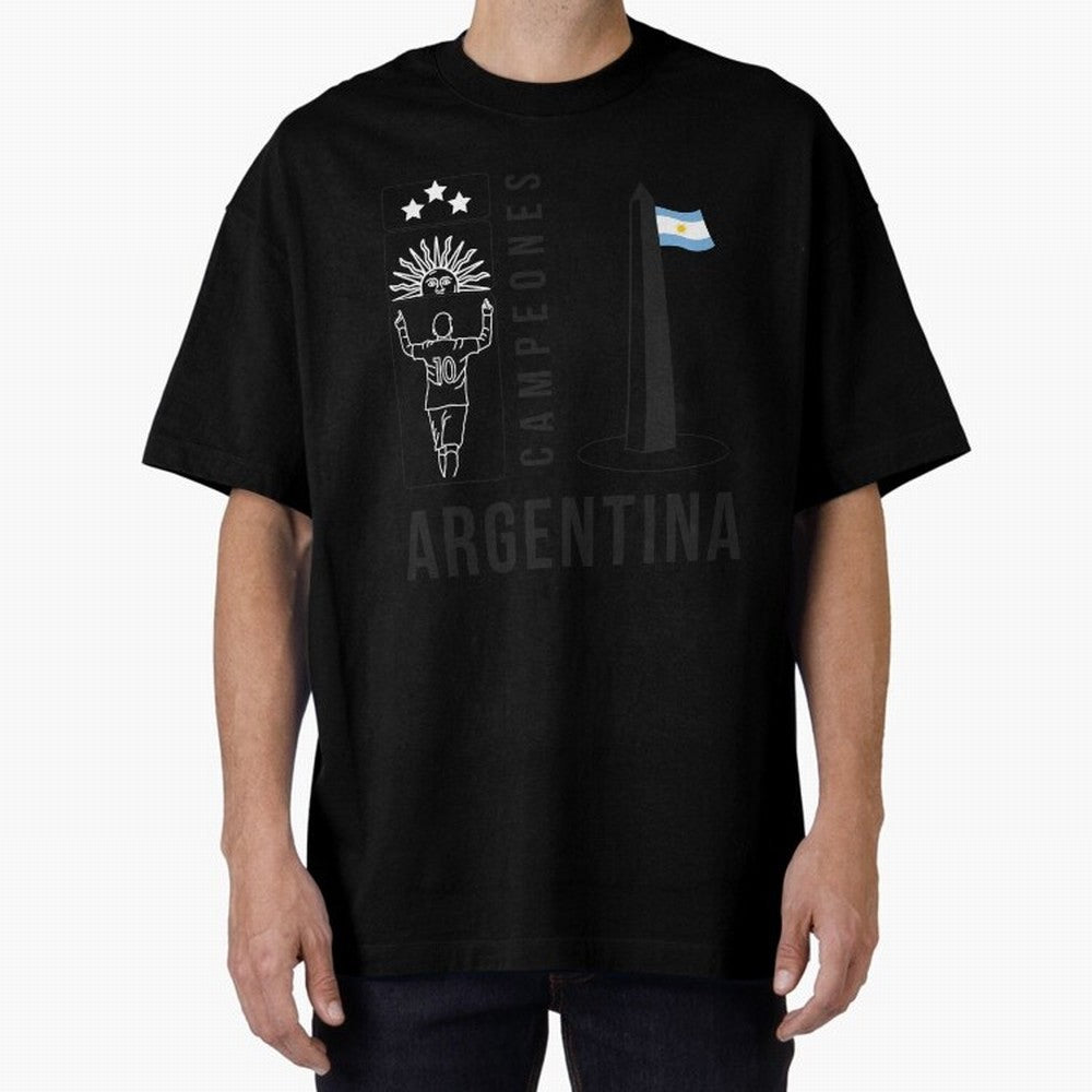 Argentina Campeon Classic T-Shirt Live the Energy of FIFA World Cup 2026 for Fans of Neymar and Brazil, Bringing Football Festival Excitement, Trophy Ambitions, Country Rivalries and Star Player Buzz; Great for Watch Parties, Sports Bars, Family