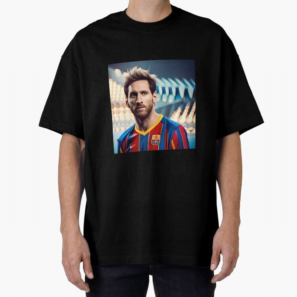 Messi Photo Realistic Paint Art Classic T-Shirt Join Supporters Worldwide for FIFA World Cup 2026 USA Canada Mexico for Fans of Messi and Brazil, Portugal and Argentina, Bringing Classic Soccer Heritage, Championship Pressure, Fan Loyalty and