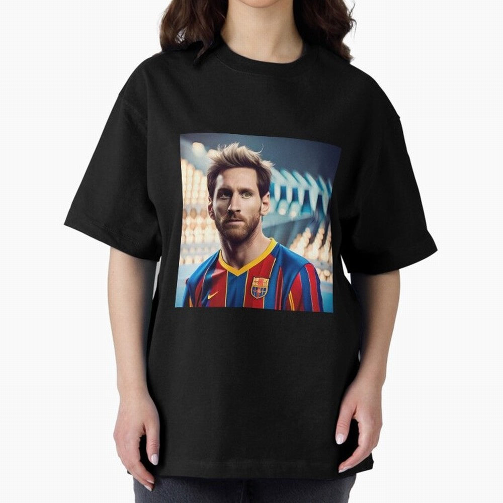 Messi Photo Realistic Paint Art Classic T-Shirt Join Supporters Worldwide for FIFA World Cup 2026 USA Canada Mexico for Fans of Messi and Brazil, Portugal and Argentina, Bringing Classic Soccer Heritage, Championship Pressure, Fan Loyalty and
