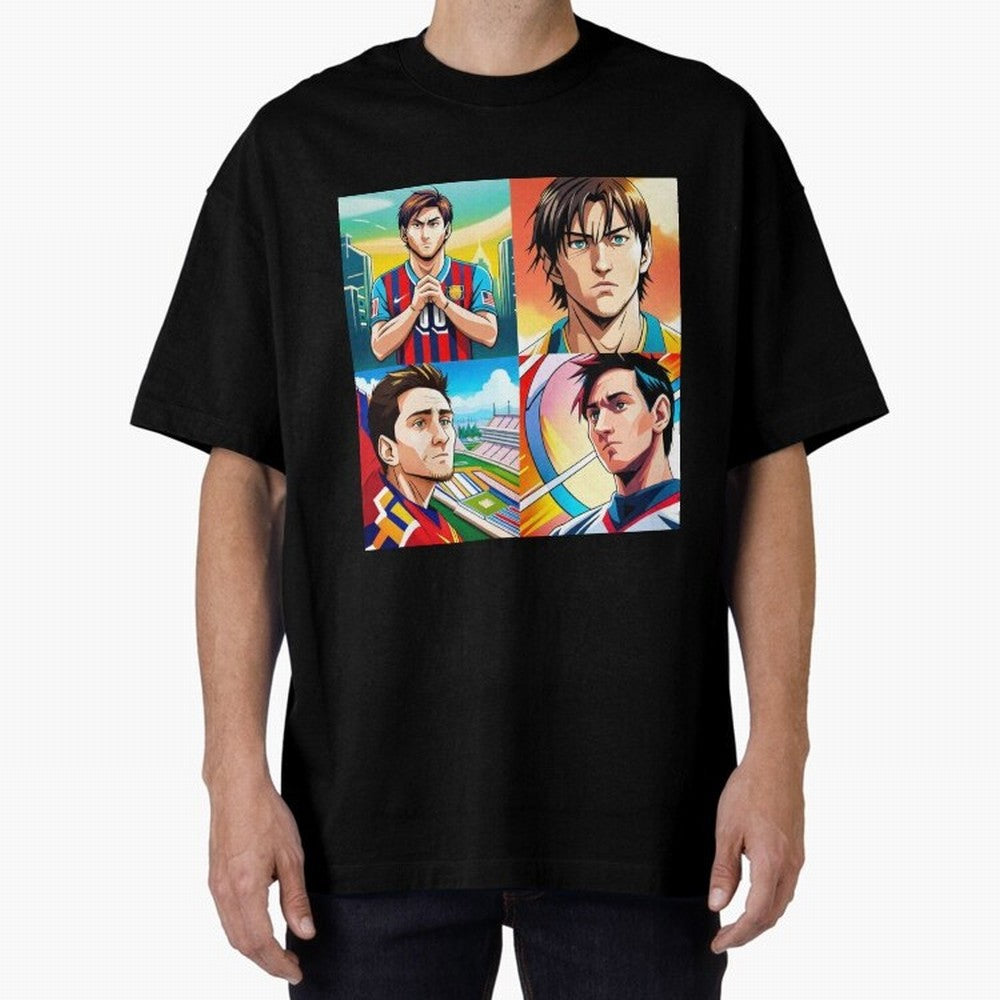 Messi Inspired Anime Art Pack Classic T-Shirt Build FIFA World Cup 2026 USA Canada Mexico for Fans of Haaland and Mbappe and England, France and Netherlands, Bringing Football History, Final Match Energy, Crowd Noise and Once in a Lifetime Moments;