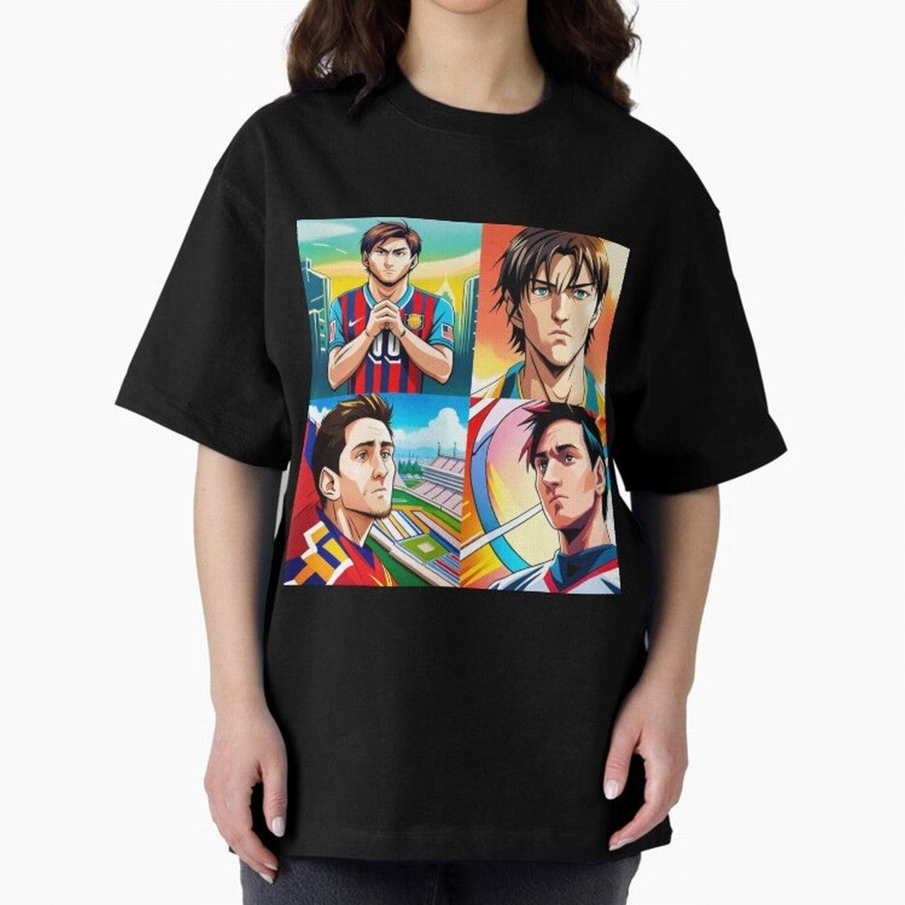 Messi Inspired Anime Art Pack Classic T-Shirt Build FIFA World Cup 2026 USA Canada Mexico for Fans of Haaland and Mbappe and England, France and Netherlands, Bringing Football History, Final Match Energy, Crowd Noise and Once in a Lifetime Moments;