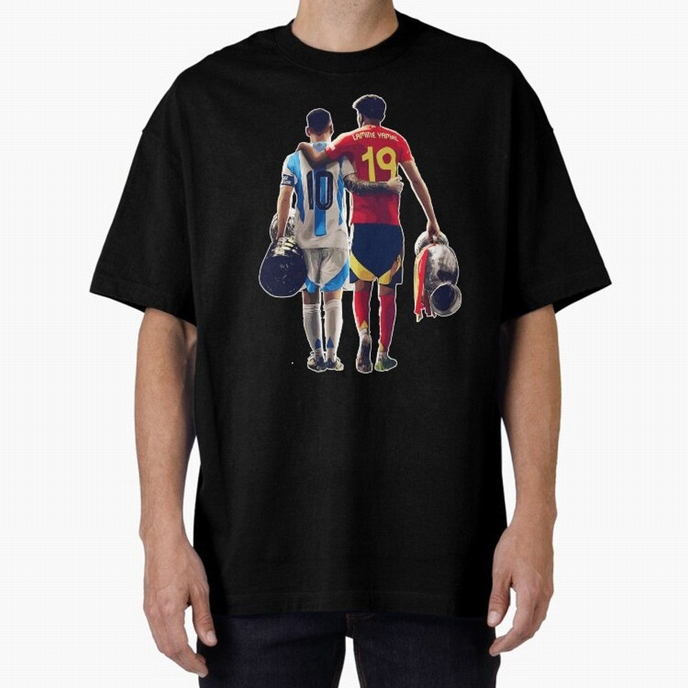 Lionel Messi and Foster child Classic T-Shirt Bring Retro Soccer Energy to FIFA World Cup 2026 Group Stage Built around Haaland and Mbappe, Portugal, Spain and Germany Energy, Worldwide Fan Energy, Dramatic Goals, Stadium Lights and Championship