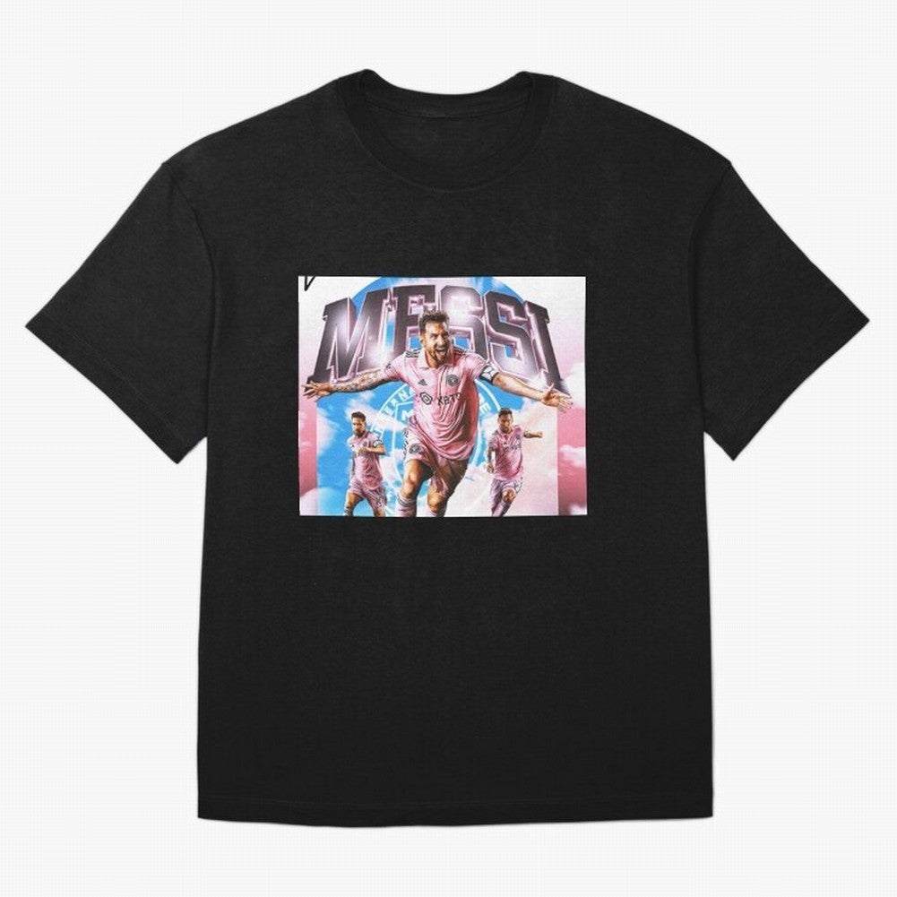Inter Miami Messi Oversized T-Shirt Honor Global Football Passion for FIFA World Cup 2026 USA Canada Mexico, Built around Cristiano Ronaldo, France, Tournament Hype, Historic Matchups, Family Viewing Parties and Global Sports Pride; Ideal for