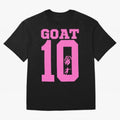 Miami Champions The Goat 10 Oversized T-Shirt Discover Match Day Hype around FIFA World Cup 2026 Group Stage, Messi, CR7 and Mbappe, England and Germany, Worldwide Fan Energy, Dramatic Goals, Stadium Lights and Championship Celebrations; Ideal for