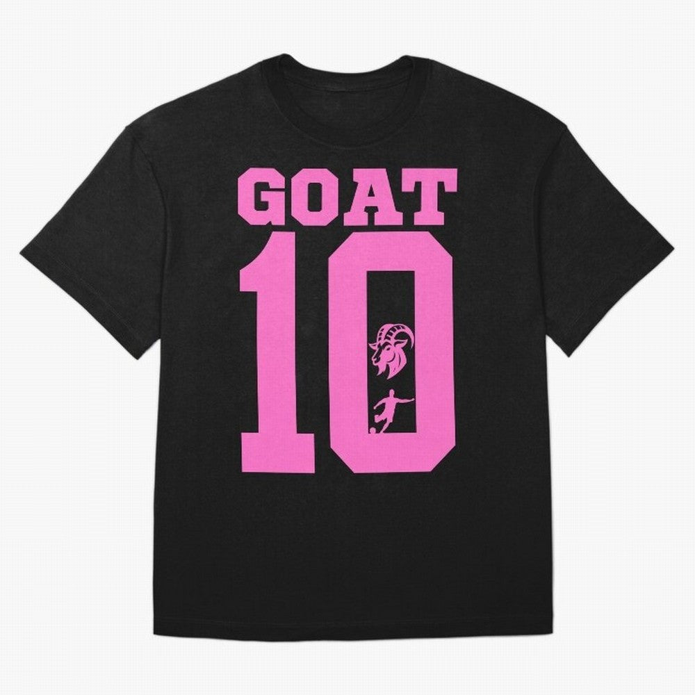 Miami Champions The Goat 10 Oversized T-Shirt Discover Match Day Hype around FIFA World Cup 2026 Group Stage, Messi, CR7 and Mbappe, England and Germany, Worldwide Fan Energy, Dramatic Goals, Stadium Lights and Championship Celebrations; Ideal for