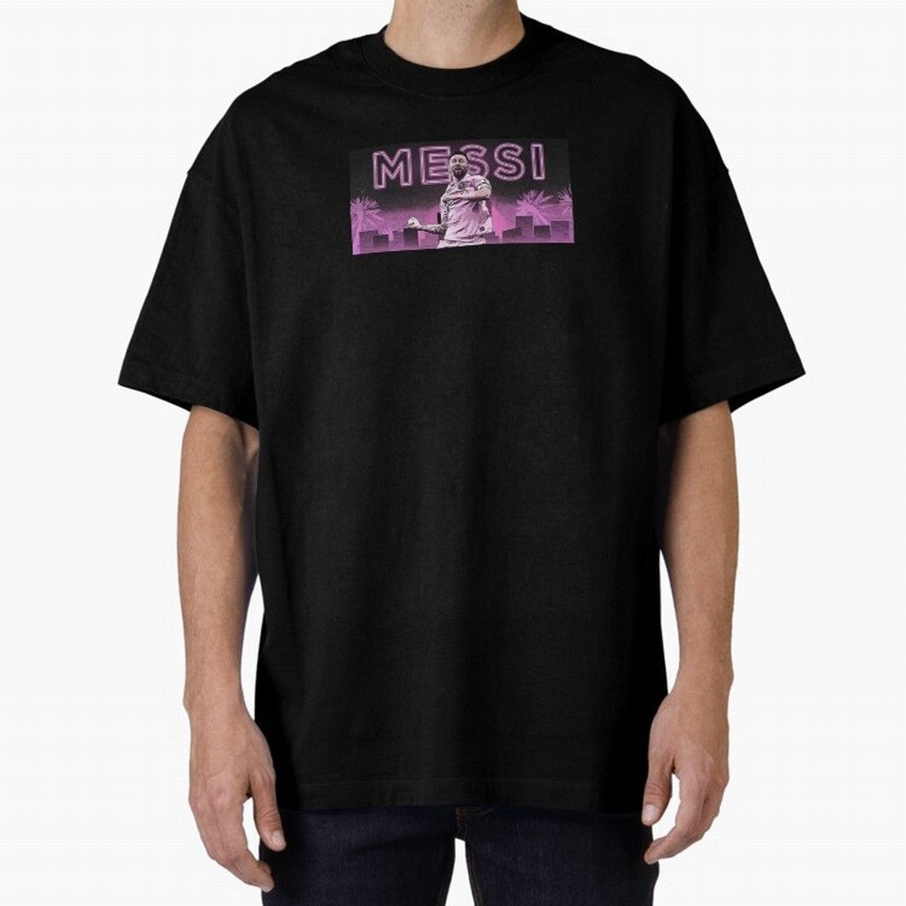 Miami Messi Oversized T-Shirt Keep Football History Alive during the FIFA World Cup 2026 Group Stage Journey through Messi Highlights, Argentina and Brazil Pride, Football Passion, Legendary Performances, Festival Vibes and Supporter Community;