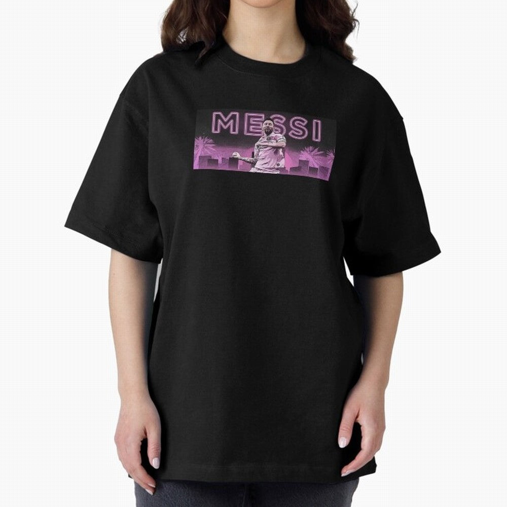 Miami Messi Oversized T-Shirt Keep Football History Alive during the FIFA World Cup 2026 Group Stage Journey through Messi Highlights, Argentina and Brazil Pride, Football Passion, Legendary Performances, Festival Vibes and Supporter Community;