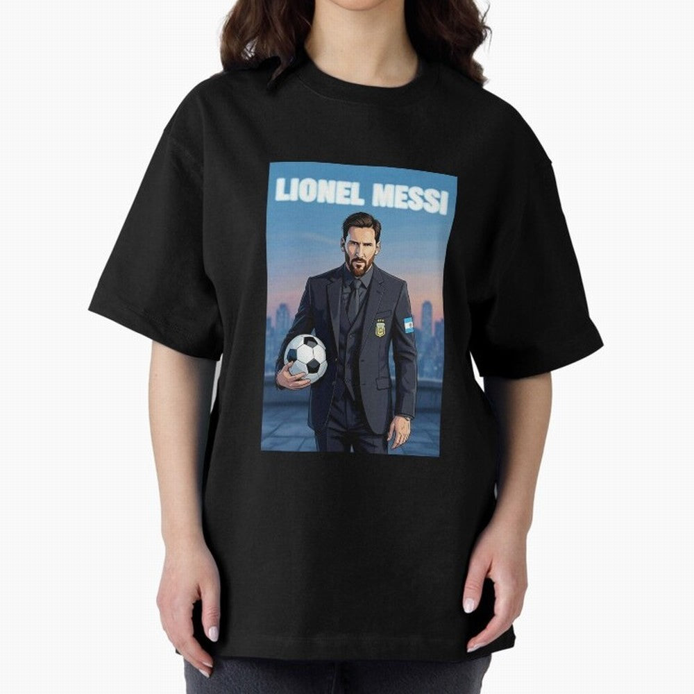 Lionel Messi Classic T-Shirt Honor the Football Icons of FIFA World Cup 2026 USA Canada Mexico for Fans of Messi, Neymar and Mbappe and Portugal, Bringing Football Festival Excitement, Trophy Ambitions, Country Rivalries and Star Player Buzz; Great