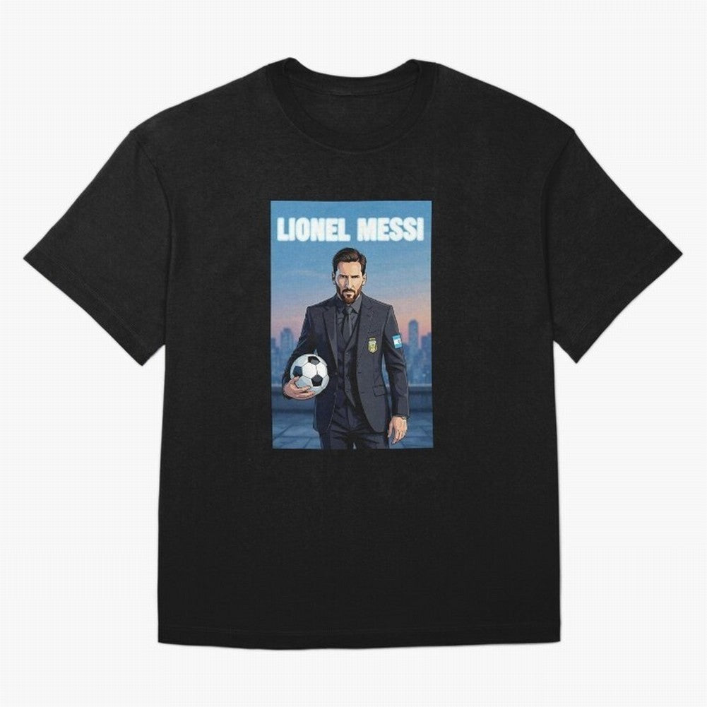 Lionel Messi Classic T-Shirt Honor the Football Icons of FIFA World Cup 2026 USA Canada Mexico for Fans of Messi, Neymar and Mbappe and Portugal, Bringing Football Festival Excitement, Trophy Ambitions, Country Rivalries and Star Player Buzz; Great