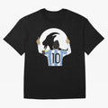 Lionel Messi Goat Oversized T-Shirt Bring a Champion Mindset to Global Football Passion for FIFA World Cup 2026, Capturing Mbappe and Neymar, England, France and Netherlands, Classic Soccer Heritage, Championship Pressure, Fan Loyalty and