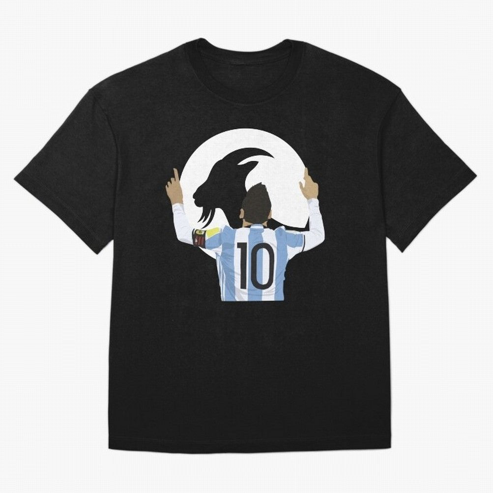Lionel Messi Goat Oversized T-Shirt Bring a Champion Mindset to Global Football Passion for FIFA World Cup 2026, Capturing Mbappe and Neymar, England, France and Netherlands, Classic Soccer Heritage, Championship Pressure, Fan Loyalty and