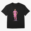 Lionel Messi Vector Oversized T-Shirt Celebrate Football Heritage in FIFA World Cup 2026 Group Stage for Fans of Cristiano Ronaldo, Haaland and CR7 and France, Bringing Championship Spirit, Famous Goals, Roaring Crowds and International Football