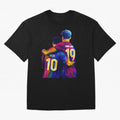 Lionel Messi and Foster child Wpap Art Classic T-Shirt Keep Football History Alive during FIFA World Cup 2026 Group Stage Spirit, Featuring England, France and Netherlands, Messi, CR7 and Mbappe, Champion Mindset, Group Stage Buzz, Knockout Tension