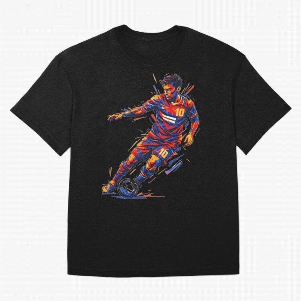 Lionel Messi Classic T-Shirt Feel the Heartbeat of Match Day Hype around FIFA World Cup 2026, Messi, CR7 and Mbappe, England and Germany, Vintage Soccer Flavor, Modern Football Stars, National Flags and Final Night Emotion; Ideal for Fans Who