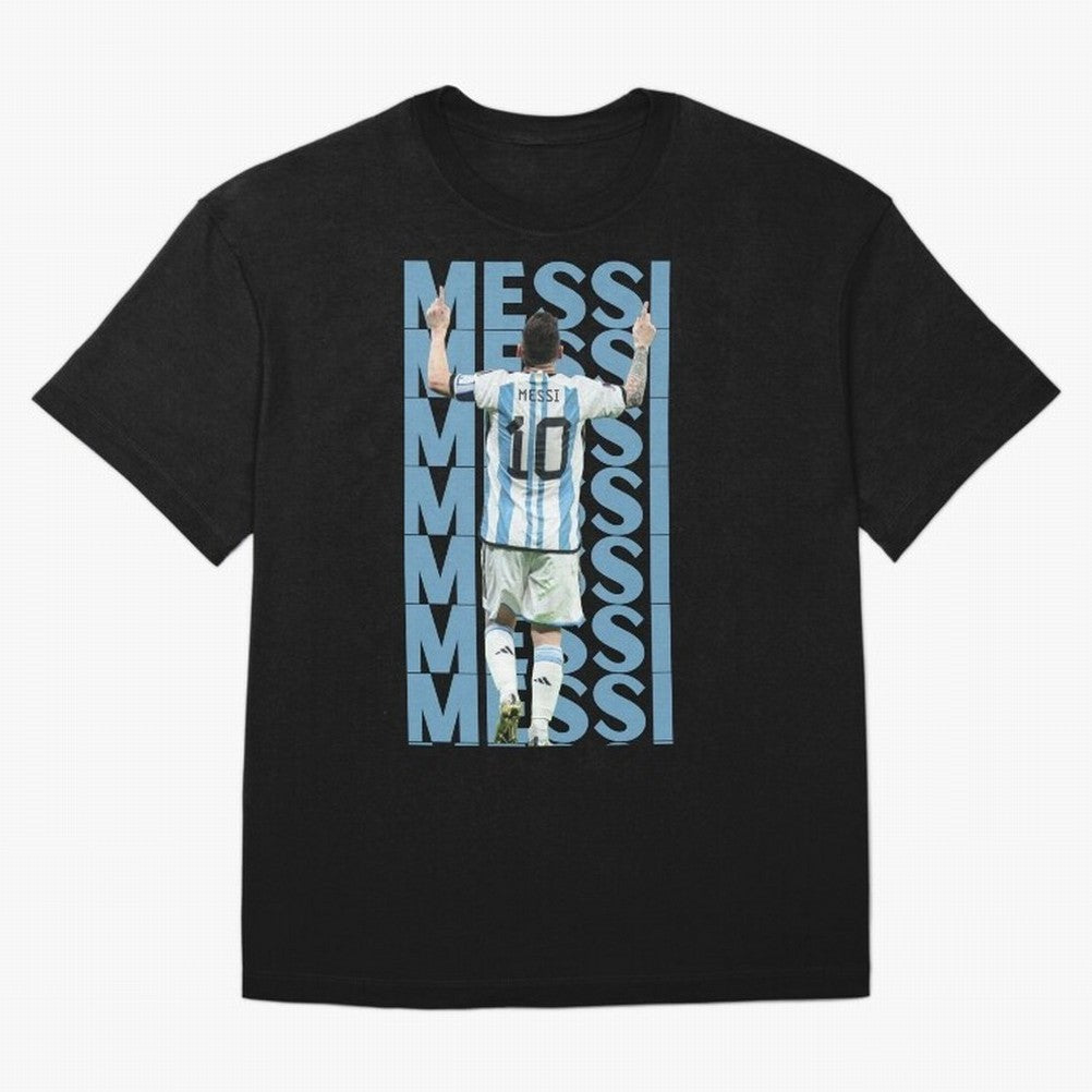 Lionel Messi | 10 | Argentina | Barcelona | Goat Oversized T-Shirt Make Memories around Match Day Hype around FIFA World Cup 2026 Group Stage, Neymar, Haaland and Cristiano Ronaldo, England, France and Netherlands, Supporter Pride, Iconic