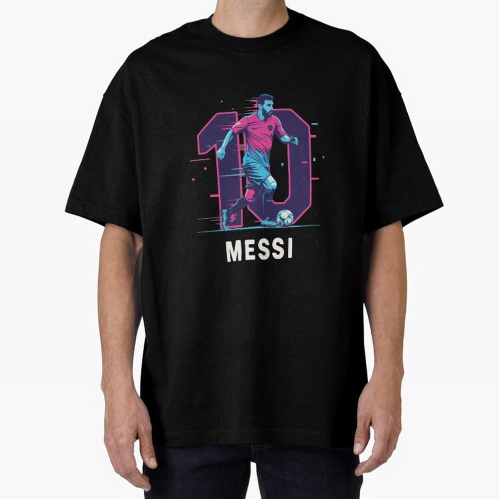 Messi 10 GOAT Oversized T-Shirt Experience the FIFA World Cup 2026 Journey through Cristiano Ronaldo, Haaland and CR7 Highlights, Germany Pride, Global Supporter Spirit, Legendary Goals, National Colors and Tournament Celebration; Made for