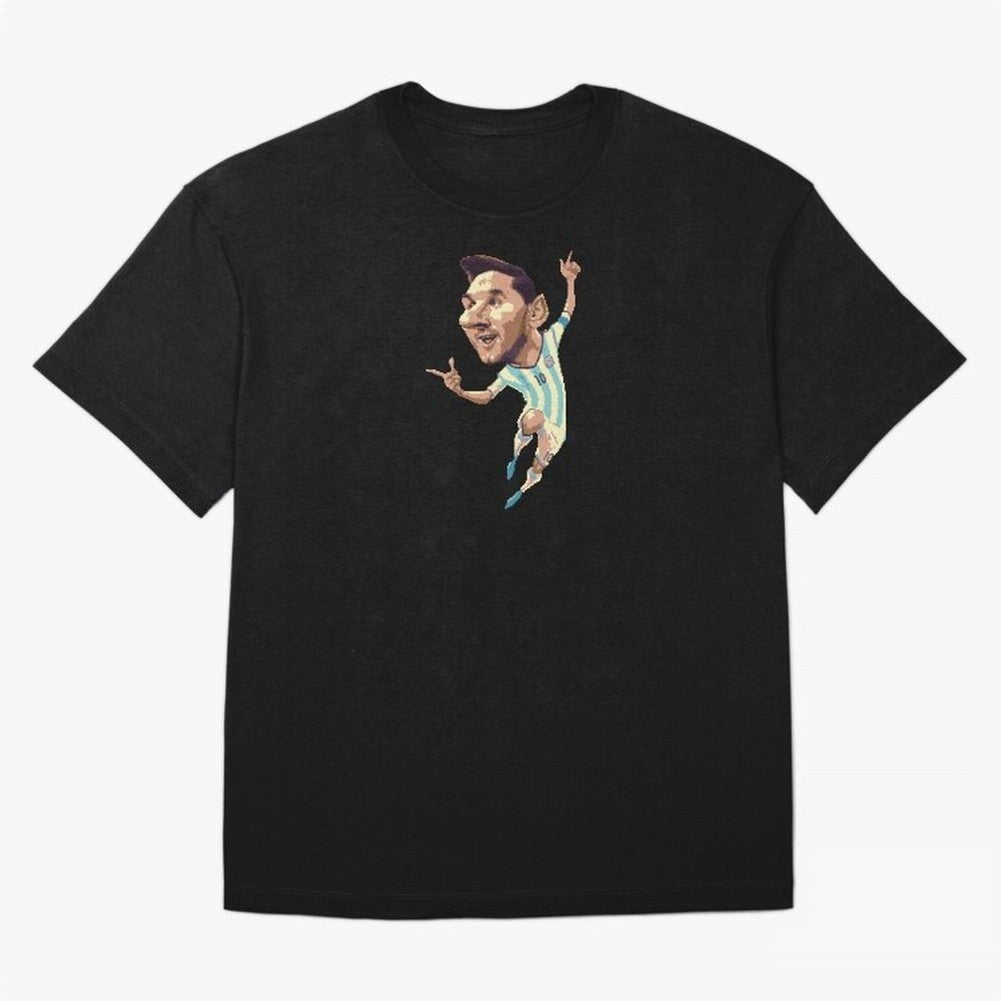 Lionel Messi Oversized T-Shirt Support FIFA World Cup 2026 Group Stage Filled with CR7, France and Portugal Energy, Football Festival Excitement, Trophy Ambitions, Country Rivalries and Star Player Buzz; Created for Match Day Parties, Soccer Gifts,