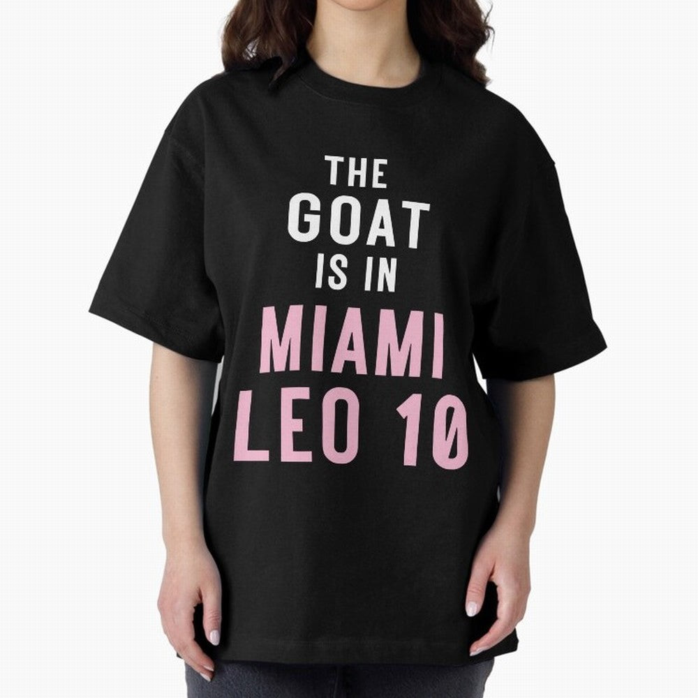 The Goat is in Miami - Leo 10 Essential T-Shirt Represent Football Lovers during Match Day Hype around FIFA World Cup 2026, Neymar, England, Football History, Final Match Energy, Crowd Noise and Once in a Lifetime Moments; Made for Die Hard
