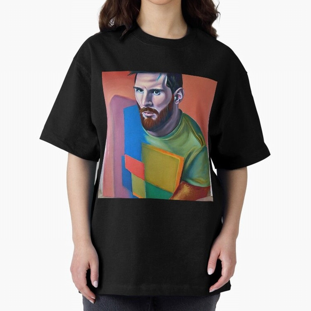 Lionel Oversized T-Shirt Follow Every Goal of Global Football Passion for FIFA World Cup 2026 Group Stage, with Cristiano Ronaldo, Haaland and CR7, England, Tournament Hype, Historic Matchups, Family Viewing Parties and Global Sports Pride; Made