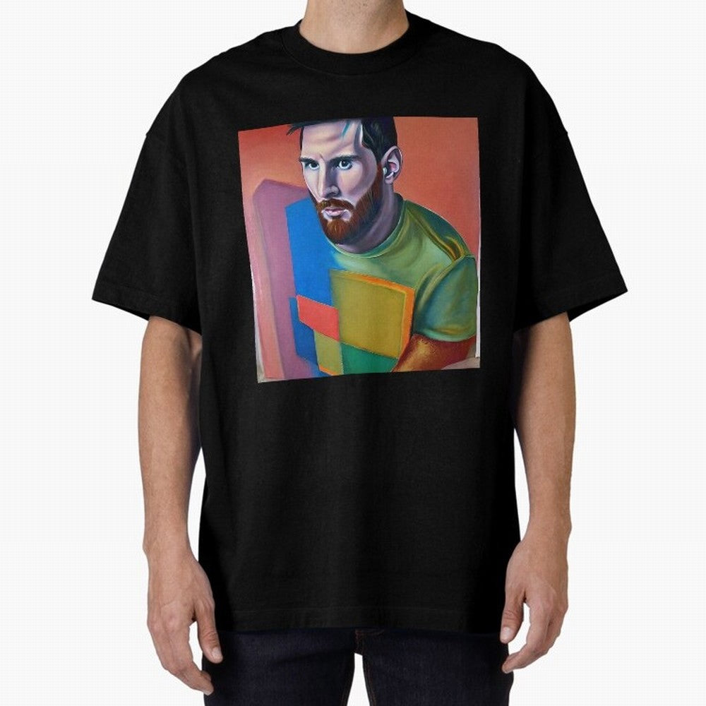 Lionel Oversized T-Shirt Follow Every Goal of Global Football Passion for FIFA World Cup 2026 Group Stage, with Cristiano Ronaldo, Haaland and CR7, England, Tournament Hype, Historic Matchups, Family Viewing Parties and Global Sports Pride; Made