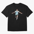 Messi Goal World Cup 2022 Oversized T-Shirt Bring Trophy Dreams to Global Football Passion for FIFA World Cup 2026 USA Canada Mexico, Inspired by Neymar, Haaland and Cristiano Ronaldo, England and Germany, Goal Celebration Energy, Supporter