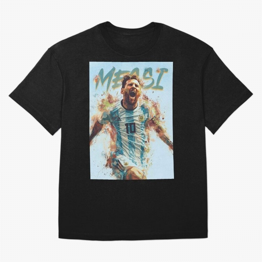 Argentina World Champs Messi Number Oversized T-Shirt Celebrate the Road through FIFA World Cup 2026 Group Stage Spirit, Made for England and Germany, Messi, Soccer Culture, Superstar Moments, National Team Dreams and Competitive Fire; Ideal for