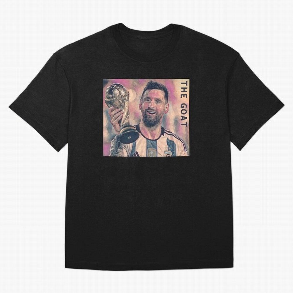 Messi T-Shirt Oversized T-Shirt Show Match Day Excitement for FIFA World Cup 2026 Group Stage for Fans of Messi, Neymar and Mbappe and Brazil, Portugal and Argentina, Bringing Football History, Final Match Energy, Crowd Noise and Once in a Lifetime