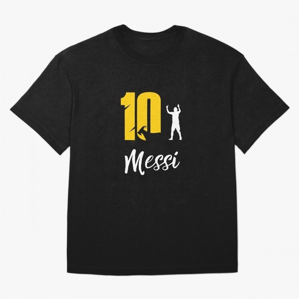 Messi Classic T-Shirt Represent Football Lovers during Global Football Passion for FIFA World Cup 2026, Featuring Neymar, Haaland and Cristiano Ronaldo, England and Germany, Championship Spirit, Famous Goals, Roaring Crowds and International