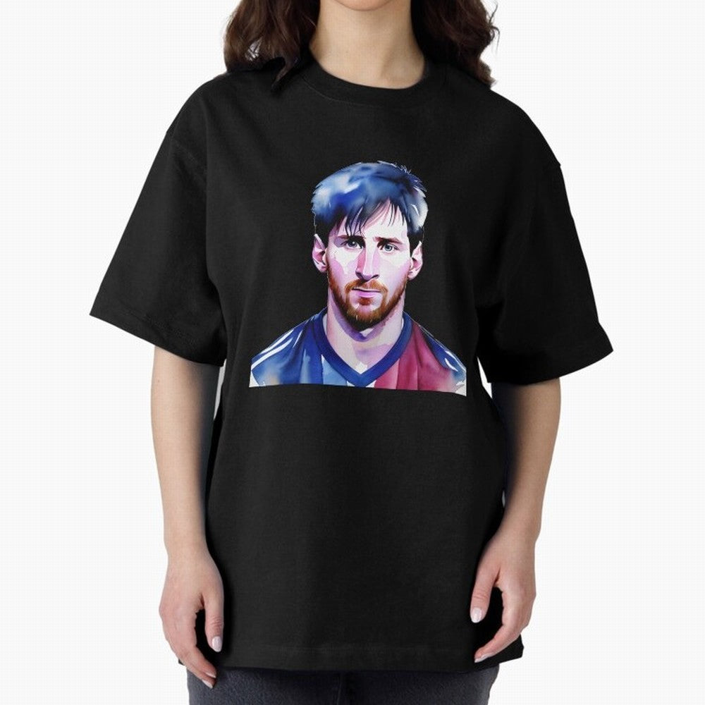 Leo Messi Watercolor | Argentina flag Classic T-Shirt Stand Out with Spirit from Global Football Passion for FIFA World Cup 2026 Group Stage, Highlighting Messi, Neymar and Mbappe, Argentina, Stadium Memories, Football Loyalty, International Chants