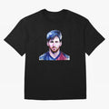 Leo Messi Watercolor | Argentina flag Classic T-Shirt Stand Out with Spirit from Global Football Passion for FIFA World Cup 2026 Group Stage, Highlighting Messi, Neymar and Mbappe, Argentina, Stadium Memories, Football Loyalty, International Chants