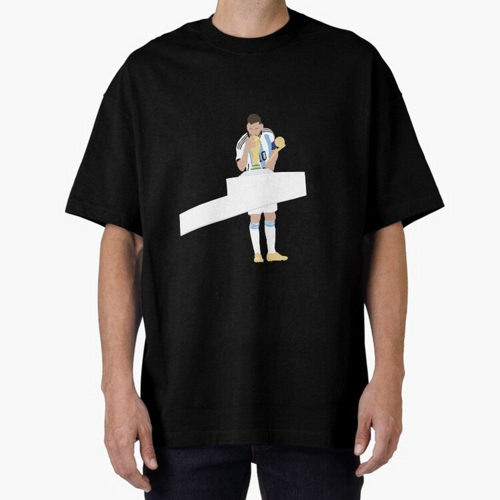 Messi minimalist design Oversized T-Shirt Make the Season About Global Football Passion for FIFA World Cup 2026 Group Stage, Connected to CR7, England and Germany, Soccer Culture, Superstar Moments, National Team Dreams and Competitive Fire; Great