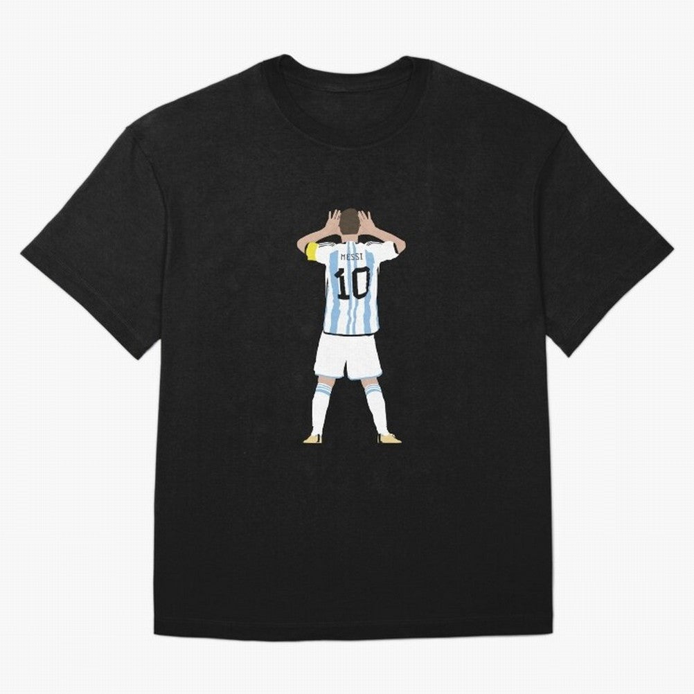 Messi minimalist design Classic T-Shirt Create Global Football Passion for FIFA World Cup 2026 Group Stage, Driven by Cristiano Ronaldo, Haaland and CR7, Portugal, Spain and Germany, Sports Nostalgia, International Competition, Famous Players and
