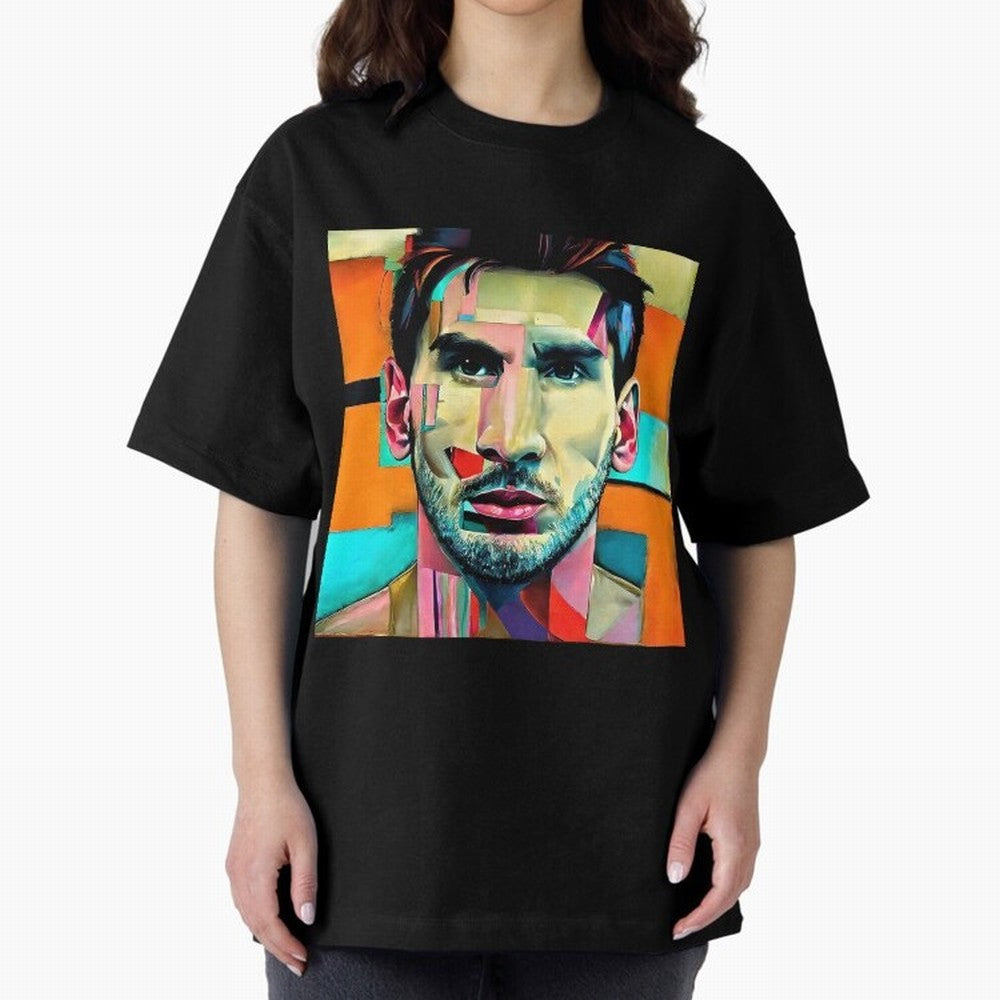Messi on modern art Classic T-Shirt Celebrate Classic Football Spirit in FIFA World Cup 2026 Group Stage for Fans of Haaland and Mbappe and Argentina, Bringing Football History, Final Match Energy, Crowd Noise and Once in a Lifetime Moments; Ideal