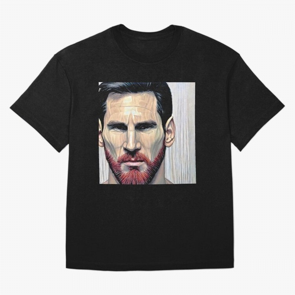 Cartoon-like Messi Oversized T-Shirt Carry the FIFA World Cup 2026 Journey through Messi, CR7 and Mbappe Highlights, Netherlands Pride, Champion Mindset, Group Stage Buzz, Knockout Tension and Passionate Fan Culture; Great for Watch Parties, Sports