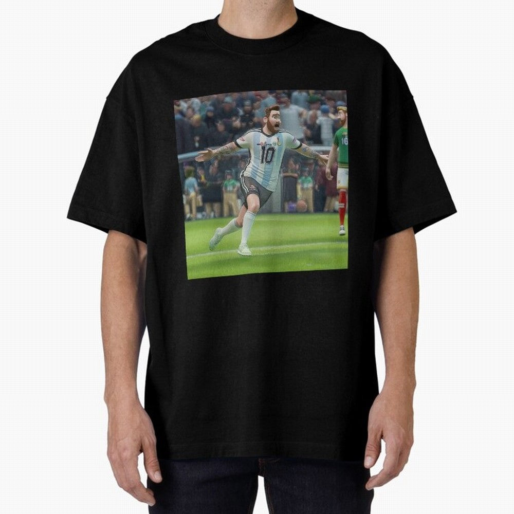 Lionel Messi caricature Classic T-Shirt Turn Football Passion into Match Day Hype around FIFA World Cup 2026, Messi, Spain, Football Passion, Legendary Performances, Festival Vibes and Supporter Community; Created for Match Day Parties, Soccer