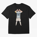 Lionel Messi Oversized T-Shirt Back the Journey through FIFA World Cup 2026 Spirit, Celebrating England, France and Netherlands, Messi, Goal Celebration Energy, Supporter Heritage, Football Icons and Worldwide Tournament Joy; Perfect for Supporters