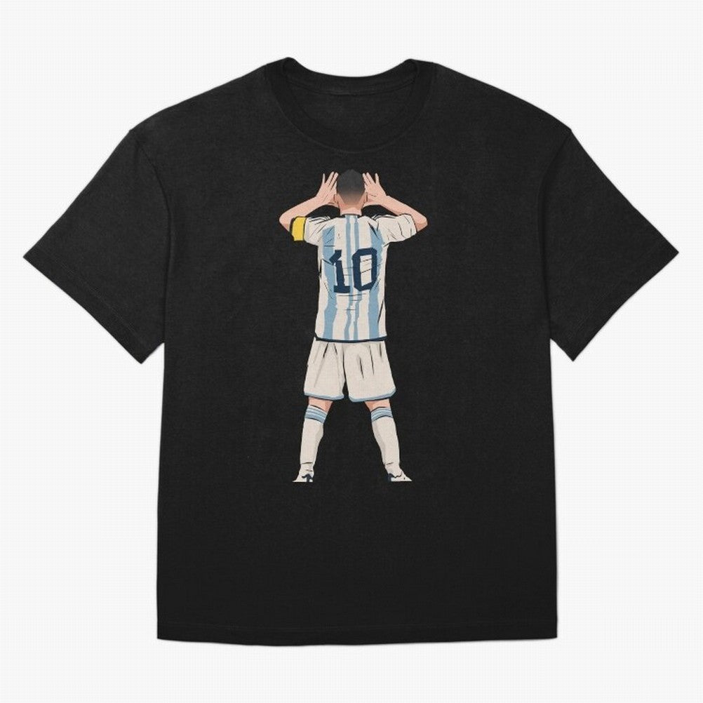 Lionel Messi Oversized T-Shirt Back the Journey through FIFA World Cup 2026 Spirit, Celebrating England, France and Netherlands, Messi, Goal Celebration Energy, Supporter Heritage, Football Icons and Worldwide Tournament Joy; Perfect for Supporters