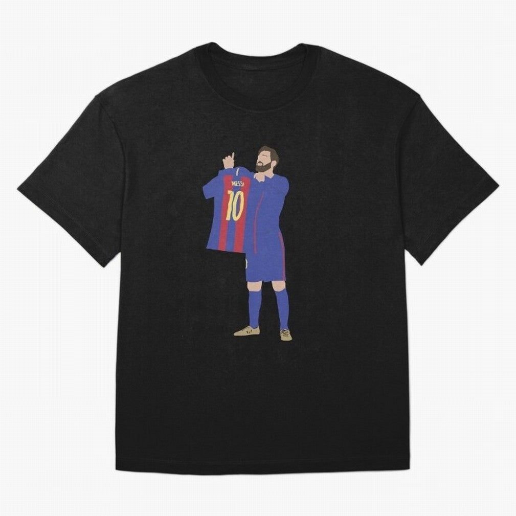 Messi minimalist design Oversized T-Shirt Capture Stadium Memories from Match Day Hype around FIFA World Cup 2026 Group Stage, Messi, CR7 and Mbappe, Germany, Global Supporter Spirit, Legendary Goals, National Colors and Tournament Celebration;