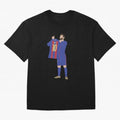 Messi minimalist design Oversized T-Shirt Capture Stadium Memories from Match Day Hype around FIFA World Cup 2026 Group Stage, Messi, CR7 and Mbappe, Germany, Global Supporter Spirit, Legendary Goals, National Colors and Tournament Celebration;