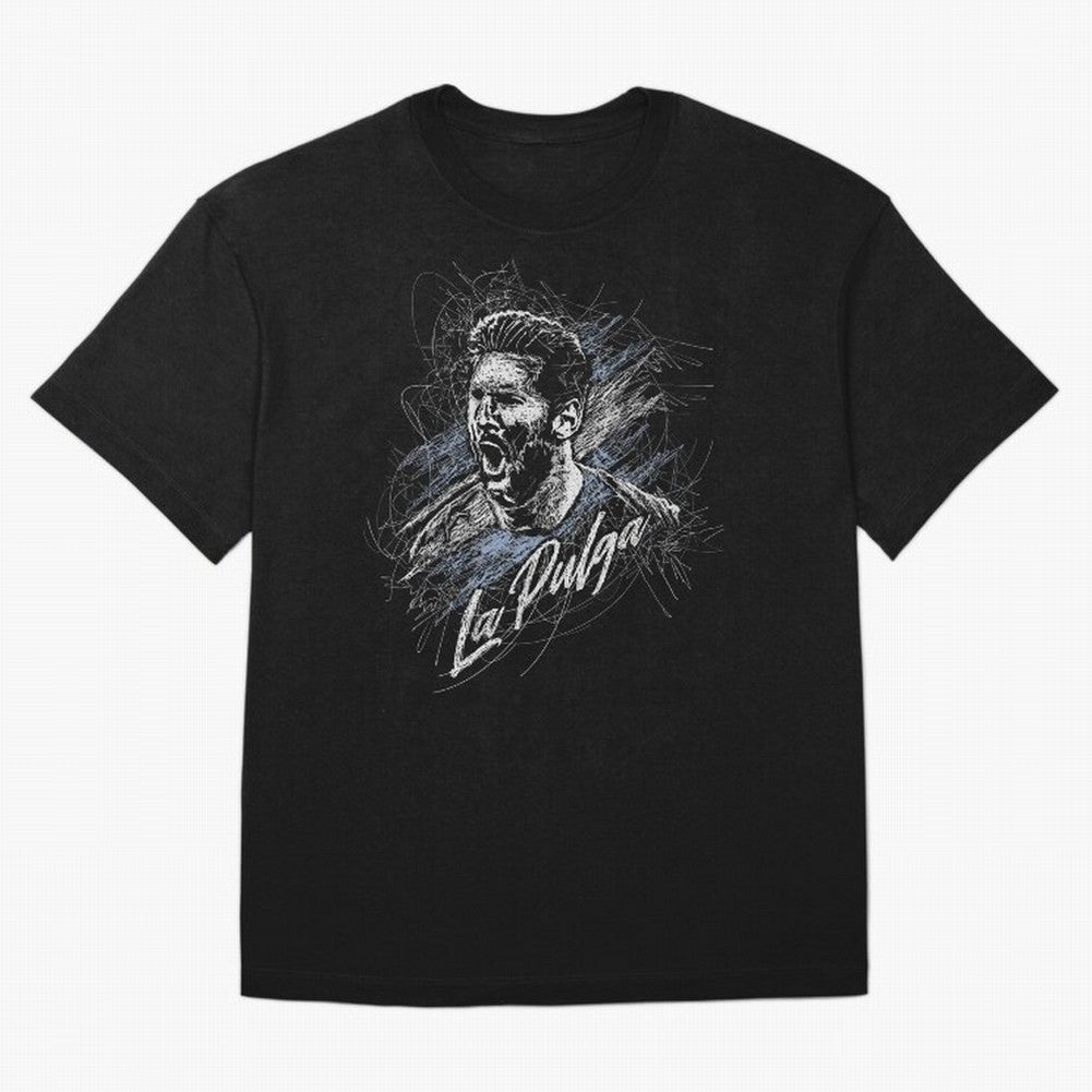 Lionel Messi La Pulga Classic T-Shirt Show Passion for the Stars of FIFA World Cup 2026 Spirit, Celebrating Argentina, Mbappe, Stadium Memories, Football Loyalty, International Chants and Championship Tradition; Ideal for Football Dads, Football