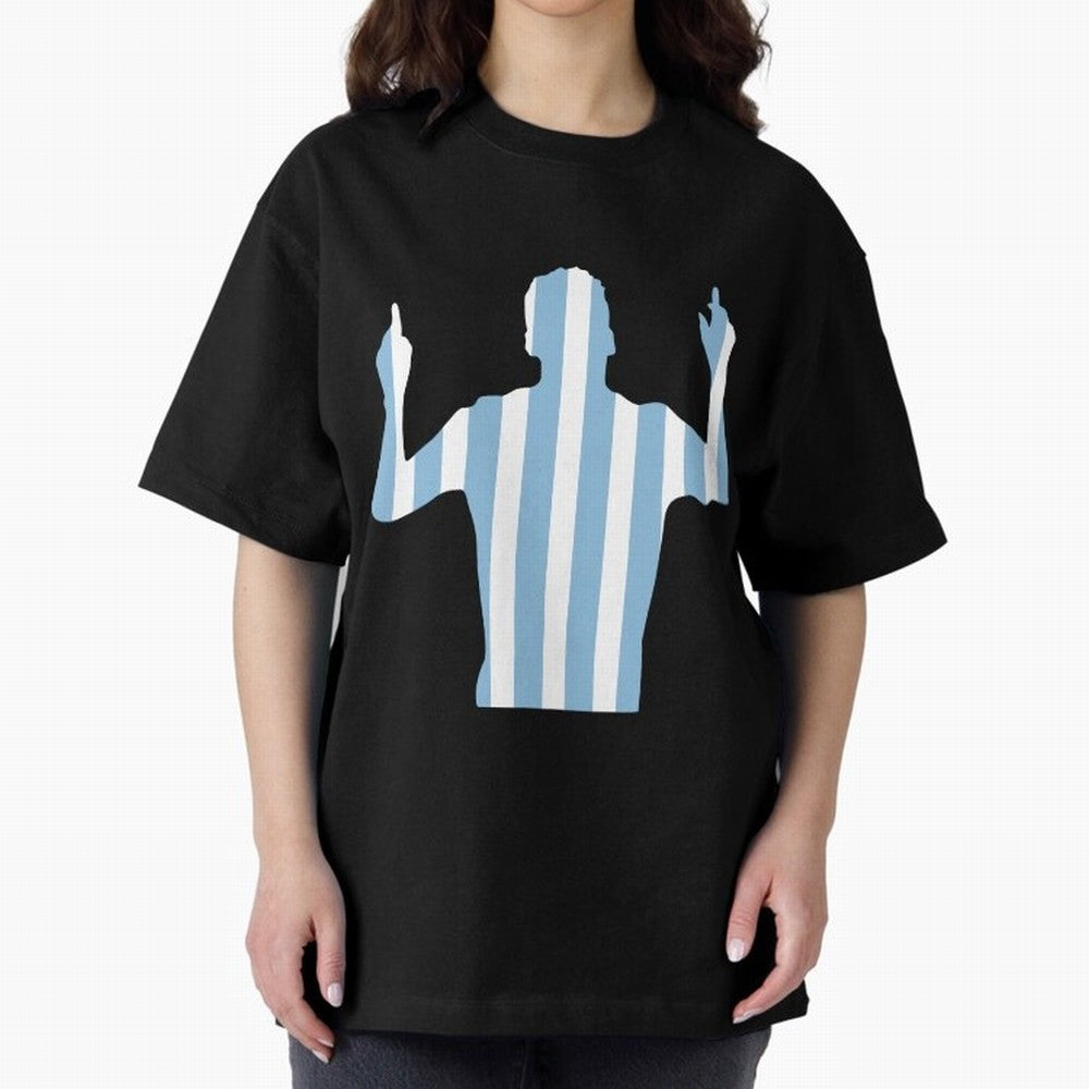 lionel Oversized T-Shirt Bring the FIFA World Cup 2026 Group Stage Journey through Mbappe Highlights, Spain Pride, Football Festival Excitement, Trophy Ambitions, Country Rivalries and Star Player Buzz; Created for Match Day Parties, Soccer Gifts,